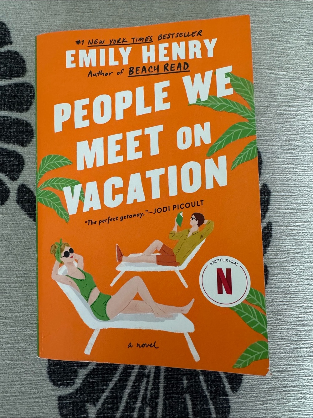 People We Meet on Vacation Orange Paperback Novel
